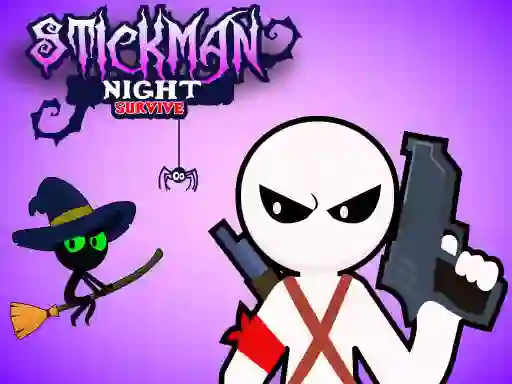 Stickman Night Survive — безплатна онлайн игра
