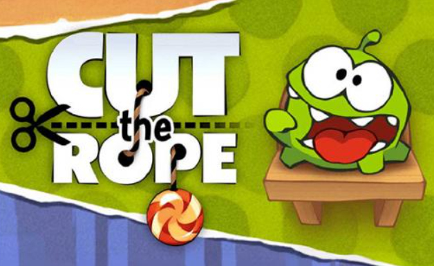Игра Om Nom: Нарежете на въже  онлайн