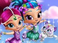 Игра Блясък и блясък обличане  онлайн