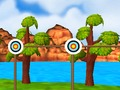 Игра Експерт по стрелба с лък: Малък остров  онлайн