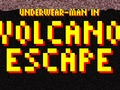 Игра Голият мъж: Бягство от вулкан  онлайн