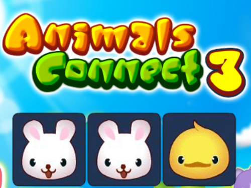 Игра Животните се свързват 3  онлайн