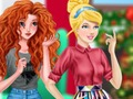 Игра Принцесата чака за Дядо Коледа  онлайн