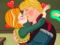 Игра Ледена принцеса училище целувка  онлайн