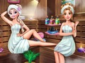 Игра Ледена кралица Сауна  онлайн