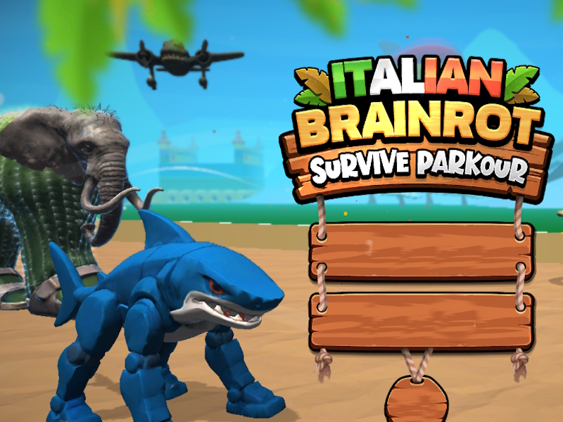 Игра Италиански Braynrot: Паркур за оцеляване онлайн
