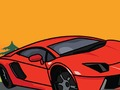 Игра Оцветяване в ламборгини  онлайн