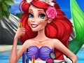 Игра Принцеси: летен грим  онлайн
