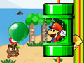 Игра Марио Блоунс стрелба  онлайн