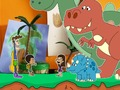Игра Приключения със салфетки! Семеен динозавър рекс  онлайн