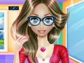 Игра Nerd girl: уроци по фитнес  онлайн