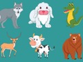 Игра Игра Научете животни  онлайн
