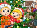 Игра Коледа празненство мозайката  онлайн