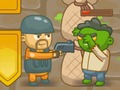 Игра Защита от зомбита  онлайн