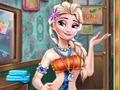 Игра Ледена кралица Флирт в сауна  онлайн