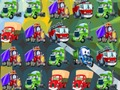 Игра Анимационни камиони мач 3  онлайн