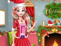 Игра Перфектната Коледа на принцесата  онлайн