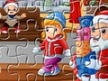 Игра Новогодишен пъзел  онлайн