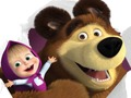 Игра Маша и мечката: пъзели  онлайн