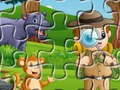 Игра Пъзел изследователи на джунглата  онлайн