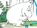 Игра Книжка за оцветяване Мумини  онлайн