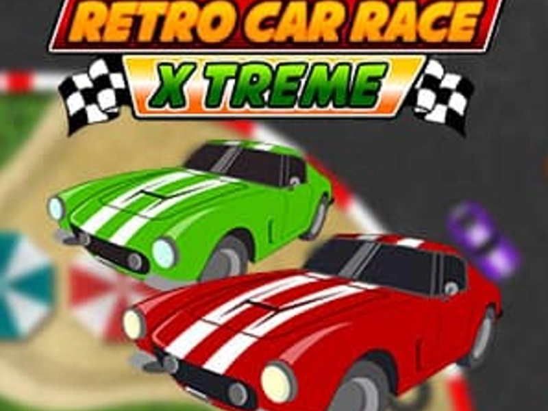 Игра Ретро състезание за кола Xtreme  онлайн