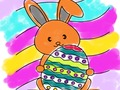 Игра Великденска книжка за оцветяване  онлайн