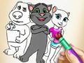 Игра Книжка за оцветяване на Кити  онлайн