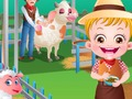 Игра Обиколка на фермата Baby Hazel  онлайн