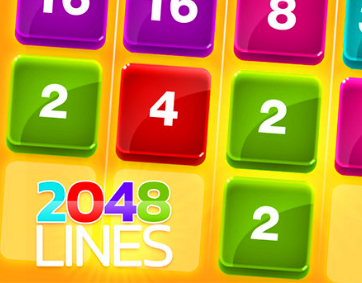 Игра 2048 линии  онлайн