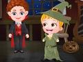 Игра Ден на Хелоуин на бебето  онлайн