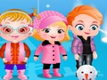 Игра Зимна мода за бебешки лешници  онлайн