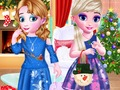 Игра Коледни дни на сестрите бебе  онлайн