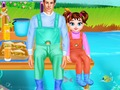 Игра Честит уикенд на бебето Тейлър  онлайн