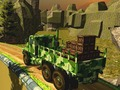 Игра Транспорт на армейски камиони  онлайн