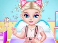 Игра Уикенд на палавото бебе Елза  онлайн