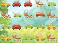 Игра Бъни шофиране на автомобили мач 3  онлайн