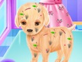 Игра Baby Elsa Puppy Surgery онлайн