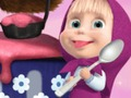 Игра Маша и мечка готвене тире  онлайн