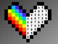 Игра Оцветяване на пиксели  онлайн