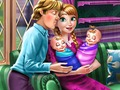 Игра Ден на семейството на ледената принцеса  онлайн