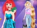 Игра Шоуто на принцесите на пистата  онлайн