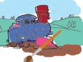 Игра Влакчета за деца: Книжка за оцветяване  онлайн