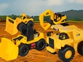 Игра Играчки пъзел за строителни превозни средства  онлайн