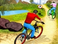 Игра Uphill Offroad Велосипедист  онлайн