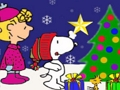 Игра Snoopy Коледен пъзел  онлайн
