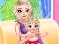 Игра Ледена принцеса Родено бебе  онлайн