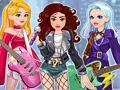 Игра Облечи рок групата  онлайн
