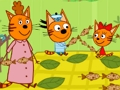 Игра Пикник със семейство котки  онлайн