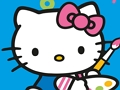 Игра Цвят по номер със Hello Kitty  онлайн